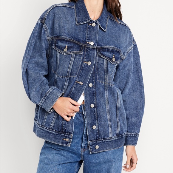 Old Navy Jackets & Blazers - Oversized Jean Trucker Jacket